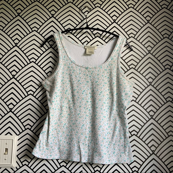 Vintage flower tank top cottage core farm y2k cute - Picture 2 of 3